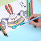 晨光（M&G）ACP92138 儿童卡通可洗水彩笔绘画笔36色/盒蓝色