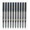 百乐（PILOT） 日本进口中性笔BX-V7针管笔走珠笔水性签字笔财务学生考试办公专用笔0.7 6支装黑色