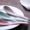 芮家德 韩式小麦泡面碗带盖大号碗学生便当盒方便面碗大容量拉面碗带筷勺 粉色