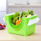 爱思得（Arsto）塑料厨房置物架收纳层架蔬菜篮水果蔬菜收纳架调味储物架加厚7972A3绿色3层