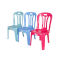 茶花靠背椅子 塑料浴室凳幼儿园儿童小凳子板凳换鞋凳0805 绿色2个