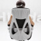 黑白调Hbada 电脑椅子 办公椅 电竞椅人体工学设计 白色077WM