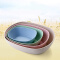 馨颜（XINYAN） 欧式四件套果盘客厅干果盘创意家用瓜子盘零食碟子水果盘 四件套装(北欧四色)