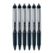 百乐（PILOT） 中性笔按动水性笔/针管笔/签字笔BXRT-V5顺滑流畅学生办公财务0.5mm 黑色十二支装