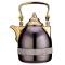 清水（SHIMIZU）欧式保温壶进口玻璃内胆时尚咖啡壶家用热水壶办公暖水瓶 2222 咖啡金 1L