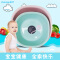 茶花（CHAHUA） 茶花塑料洗脸盆婴幼儿加厚塑料盆宝宝儿童面盆 方盆小-蓝色