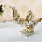豪斯特丽（HOSTLY） 欧式马摆件 现代家居客厅门厅家居装饰品树脂工艺品摆件 银加金色