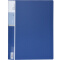 得力（deli）5004 40页资料册文件夹插页袋A4多层分页透明卷子夹活页办公用品 蓝色