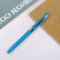 宝克（BAOKE）PM117 商务金属签字笔/中性笔/水笔 0.5mm 免费定制logo 天蓝色