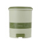 茶花（CHAHUA） 茶花垃圾桶脚踏式塑料 垃圾筒 卫生间垃圾桶垃圾桶 茶花垃圾桶 绿色9.6L
