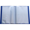 得力（deli）5004 40页资料册文件夹插页袋A4多层分页透明卷子夹活页办公用品 蓝色