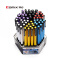 齐心bp102R圆珠笔批发圆珠笔文具自动笔按动式 蓝色原珠笔 60支