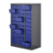 零件柜文件整理电子元器件柜零件盒收纳箱螺丝盒元件盒30抽蓝色