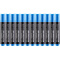 齐心（COMIX）记号笔 物流大头记号笔  粗油性笔 彩色光盘笔  物流标签笔 油性记号笔 MK818 蓝色 12支/盒