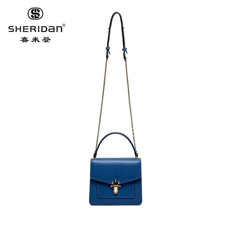 自营商品 皮具箱包 sheridan喜来登2019年新款时尚链条小方包女士手提