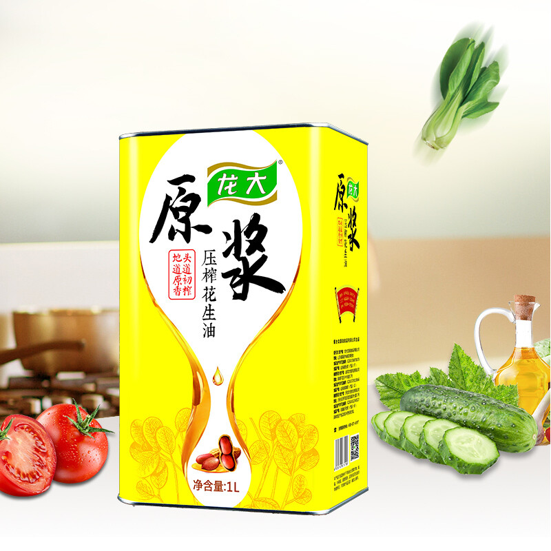 龙大食用油原浆花生油1l