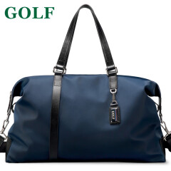 高尔夫（GOLF）多功能旅行包休闲男士时尚行李包防泼水轻便大容量手提旅游袋男款 蓝色 可装15.6英寸
