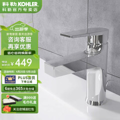科勒（KOHLER）龙头单把洗脸盆台盆浴室柜冷热卫生间洗手水龙头74013T