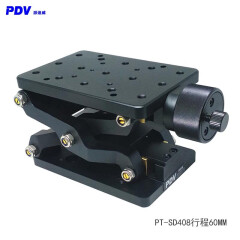 PDV精密型手动升降台 Z轴升降机  升降位移台 升降滑台PT-SD408 PT-SD408 60行程
