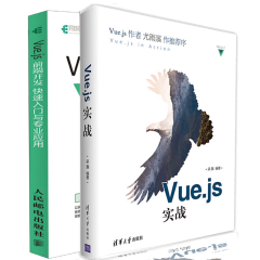 Vue.js实战+Vue.js 前端开发快速入门与专业应用书籍 vue2.0开发指南