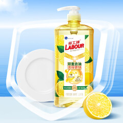 劳工牌（LABOUR）阳光柠檬洗洁精1.15kg 轻松去油 果蔬可用