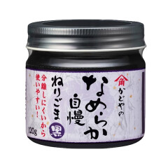 角屋 日本进口纯黑芝麻酱可用于儿童餐食制作及拌饭拌粉酱无添加盐