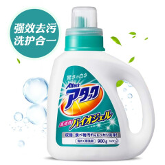 花王（KAO） 日本原装进口花王酵素洗衣液高浸透去油渍去污护色洁霸手洗机洗抑菌瓶装900g