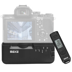 美科（Meike）MK-A7II Pro 微单相机遥控手柄兼电池盒 适用于索尼α7 II