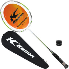 凯胜（KASON）超轻5U全碳素纤维羽毛球拍 单拍 Feather K510绿（已穿线）