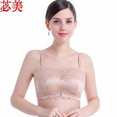 苾美 二合一硅胶假乳房 可以装义乳的文胸 乳房切除术后裹胸抺胸8508 肤色 80C