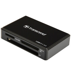 创见（Transcend）USB 3.1 RDF9 多功能读卡器（黑色）支持UHS-II