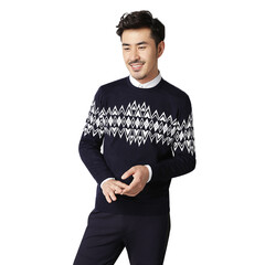 HLA海澜之家针织衫男2016秋冬新款HNZAD3