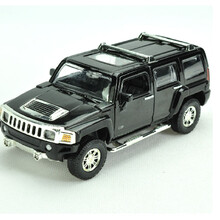 彩珀正版授权仿真合金汽车模型回力玩具悍马H