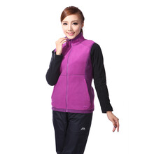 保暖<em>抓绒马甲</em> 女款 正反穿 专业户外<em>品牌</em>哥仑步