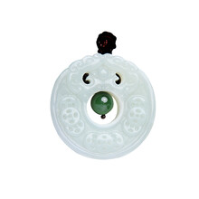 7000年和田玉 珠联璧合吊坠 爱情与财富珠联璧