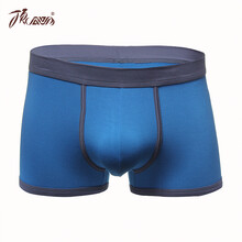 呱呱 2013新品 舒适莫代尔撞色<em>男士平角内裤</em>三