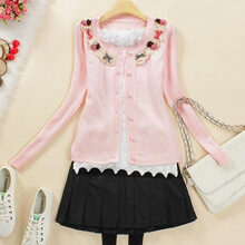 <em>织开衫</em>毛衣<em>如何</em>留<em>扣眼</em> - 商品搜索 - 京东