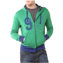 <em>李宁LINING</em>男式<em>开衫连帽</em>卫衣 AWDF801-3 绿