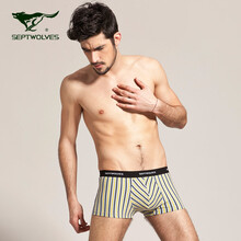 <em>七匹狼SEPTWOLVES</em>男士<em>内裤</em> <em>男棉</em>氨宽筋色