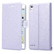 新迪尔 羽丝华为P6 电信\/移动时尚撞色手机套保