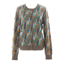<em>KENZO 女士</em>棕色宝石针织衫 现货 F362CA419