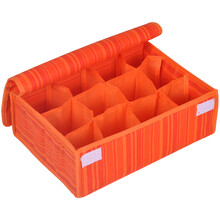 骥龙优质无纺布内衣<em>文胸收纳</em>盒 印花储物盒 收