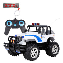 DZDIV 遥控车 越野车儿童玩具大型遥控汽车模型耐摔配电池可充电3030 警车款