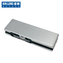 坚朗KINLONG     304不锈钢玻璃门夹地弹簧门无框玻璃门配件上夹WM0411220 亚光