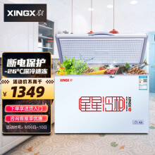 星星(XINGX) 305升 商用卧式冰柜 单温单箱冰箱 冷藏冷冻转换冷柜 安全门锁 顶开门 BD/BC-305E