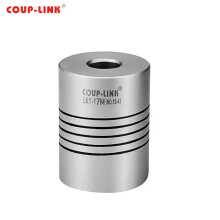 COUP-LINK 卡普菱 弹性联轴器LK1-19M(19.5X24.5) 铝合金联轴器 定位螺丝固定螺纹式联轴器