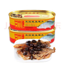 甘竹豆豉鲮鱼罐头227g广东特产方便下饭菜即食豆豉鱼罐装食品 豆豉鲮鱼227g*2罐