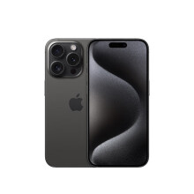 苹果（Apple）iPhone 15 Pro (A3104) 1TB 黑色钛金属 支持移动联通电信5G 双卡双待手机