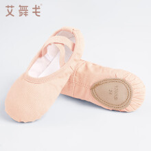 艾舞戈舞蹈鞋儿童女软底专业练功鞋男童中国芭蕾舞鞋宝宝跳舞鞋 31