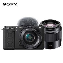 索尼（SONY）ZV-E10L APS-C半画幅微单数码相机黑色 人像双镜头套装（标准镜头+50F1.8定焦大光圈镜头黑色）